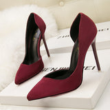 Pumps Suede High Heels