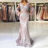 Lace Formal Prom Party Gown