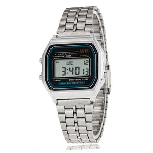 Stainless Steel LED Men Watch Digital